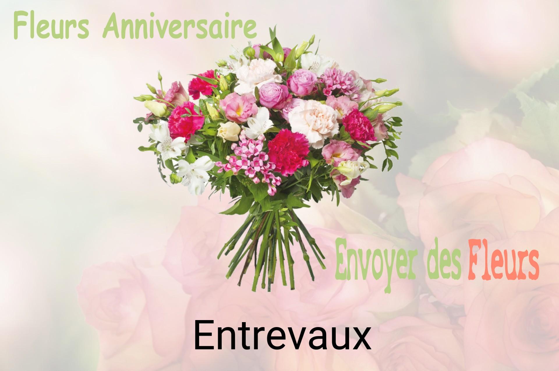 Bouquet de fleurs d’anniversaire livré à Entrevaux
