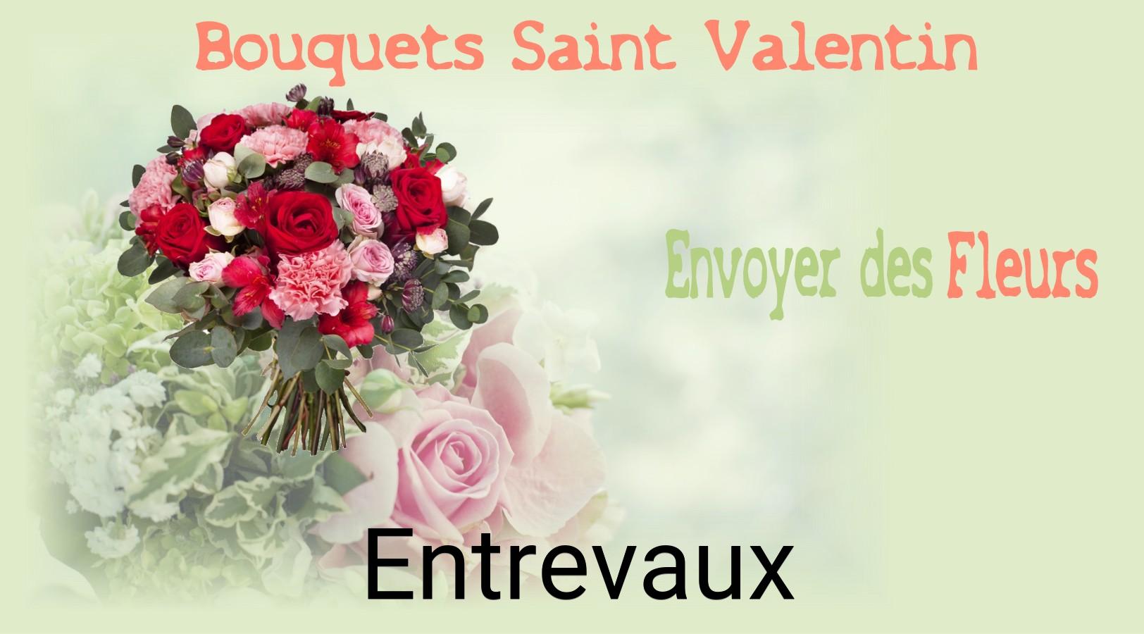 Roses de Saint-Valentin livrées à Entrevaux